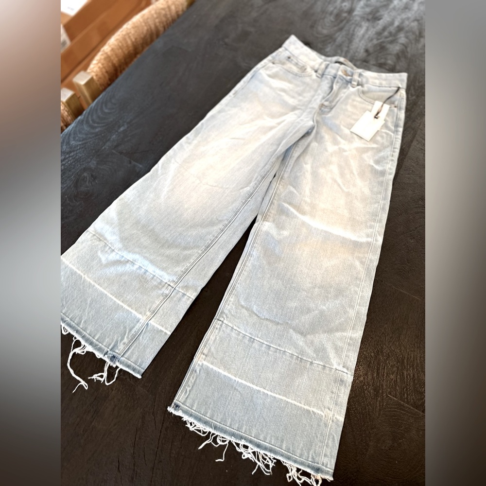 1.State High Wasted Wide Leg Flare Ankle Women’s Jeans - Size 24 - New with Tags